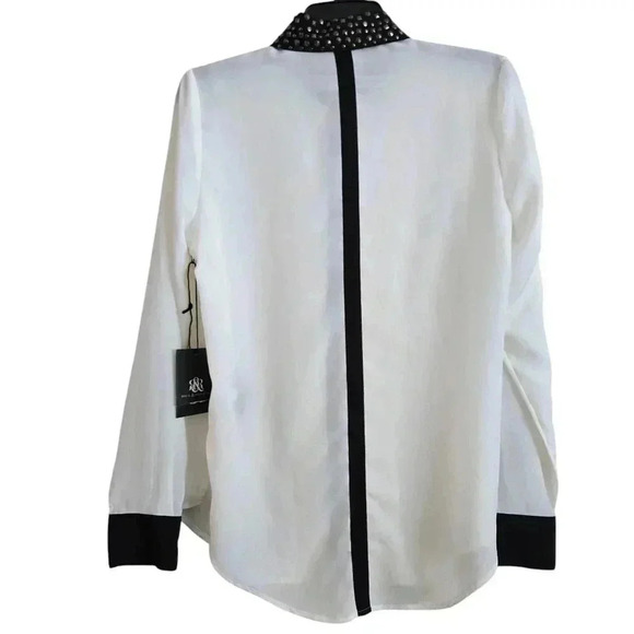 Rock & Republic Long Sleeve Blouse Size M #197 - Picture 2 of 6